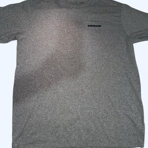 Patagonia Gray Short Sleeve Tee Classic Crew Neck